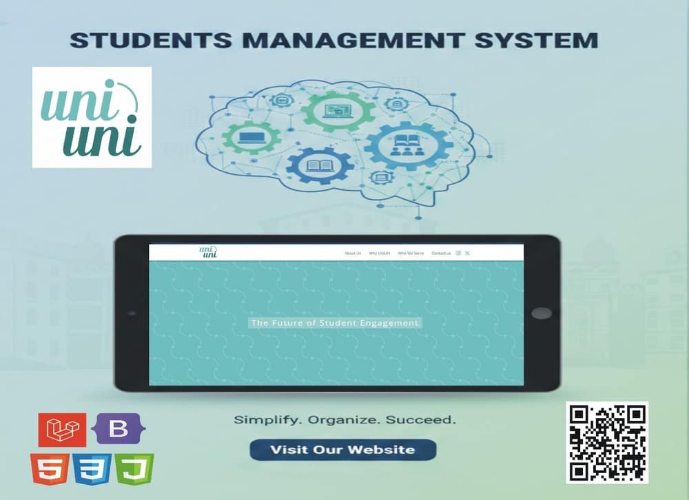 UniUni — public website plus a student application portal
